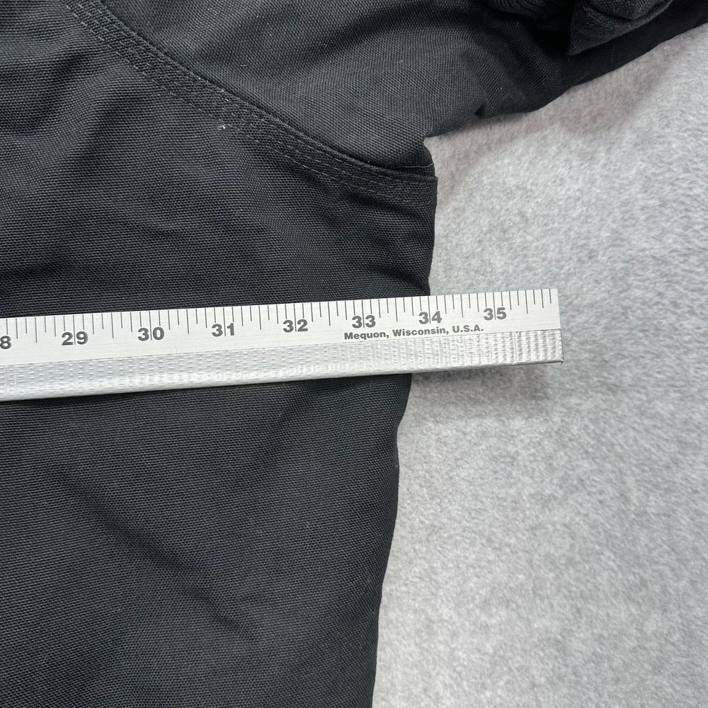 Carhartt Duck Thermal Lined Active Jacket Mens 5XL Black J131 Hooded Zip Outdoor